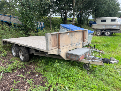 Ifor Williams 12'x6'6" twin axle trailer