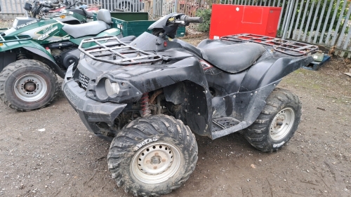 Kawasaki KVF750 Bruteforce 4 WD quad bike road registered WA09 EAO c/w V5