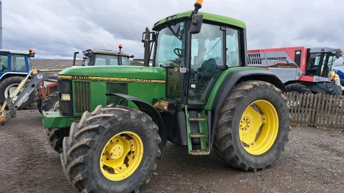 John Deere 6600 4wd tractor, N255 YVV, 8826 hours, works well