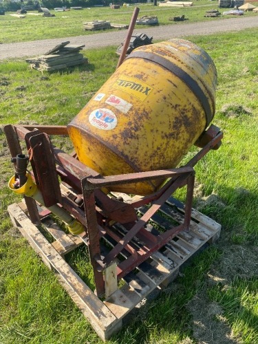 Teagle PTO cement mixer