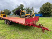 20ft twin axle bale trailer