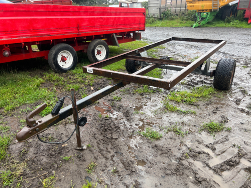 Small car trailer chassis