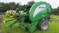 McHale V640 round baler, 2013, c/w control unit and PTO, bale count 56,528