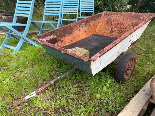 Twin wheel garden barrow