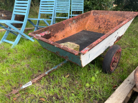Twin wheel garden barrow