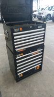 Halfords industrial top/bottom tool box