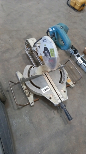 Makita LS1013 cross cut mitre saw with new unused blade