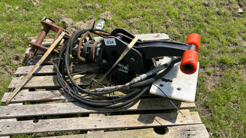 JCB hydraulic kerb lifter