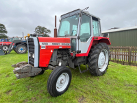 Massey Ferguson 690 tractor, very good working condition, genuine reason for sale,starts on the button. 8773.5 hours, rear tyres 98\%, front 40\% only done light haymaking over the last 25 years. Age related tin work, but generally good.