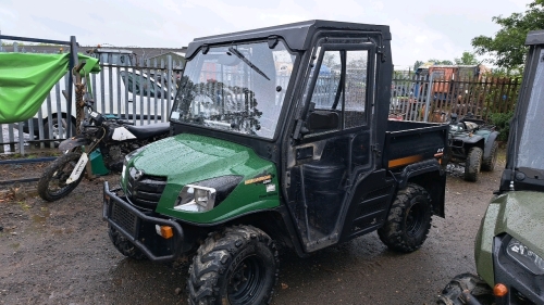 Kioti Mechron diesel 4 x 4 UTV 66 plate