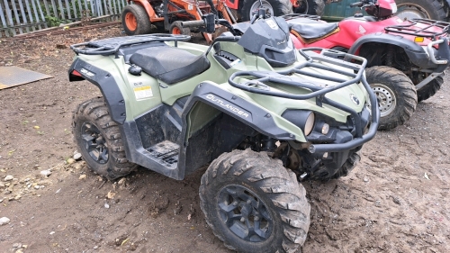 Can-Am 570 XUT 4x4 quad bike PJ19 UWL