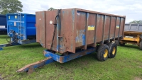 Easterby 8T monocoque tipping trailer