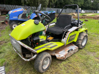 Grillo Climber 9.16 ride on brush cutter bank mower, new battery fitted, key in office