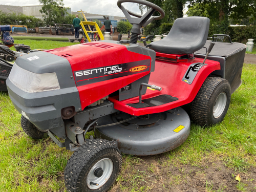 Murray Sentinel Ride on mower York Machinery Sale Building materials small plant lawn mowers garden etc. August timed online auction York Auction Centre