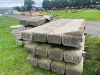25 x concrete sleepers