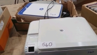 2 x HP all in one printers both with power cables - HP Deskjet 2630 with remaining inks and HP Photosmart C4480 with remaining inks and 2 new genuine HP XL colour and XL black inks, also with printer cable