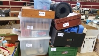 4 x boxes of CDs, DVDs, games and craft items