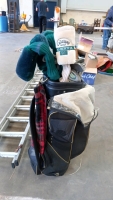 Ladies RH Armour Titanium irons and Calloway clubs with bag