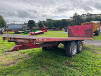 2010 21ft twin axle bale trailer with sprung drawbar - 2