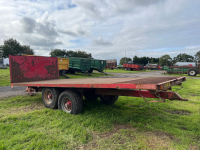 2010 21ft twin axle bale trailer with sprung drawbar - 3