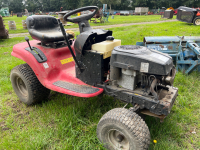 Jonsered ride on lawnmower, no bonnet or cutting deck