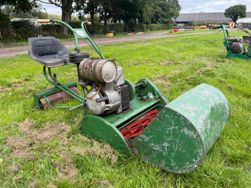Ransomes 24" greens mower c/w trailer roller