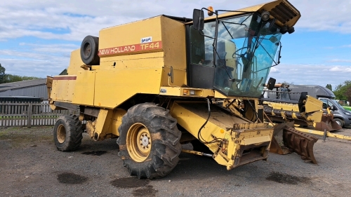 New Holland TF44 combine c/w 20ft bed and trailer, used last season, K532 GAL