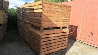 8x 1T wooden potato boxes