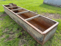 Galvanised water trough