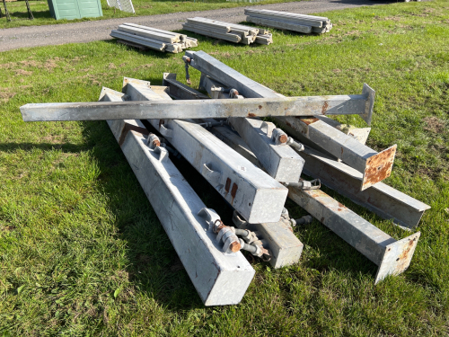 10 x bolt down gate posts