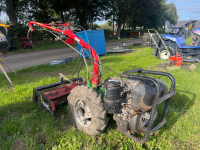 Diesel pedestrian power harrow