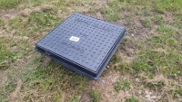 2 x large manhole covers