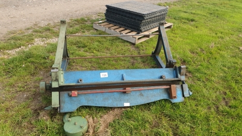 Sheet metal folder very similar to FJ Edwards type 4'x1.6mm, industrial quality, gwo. For sale due to downsizing