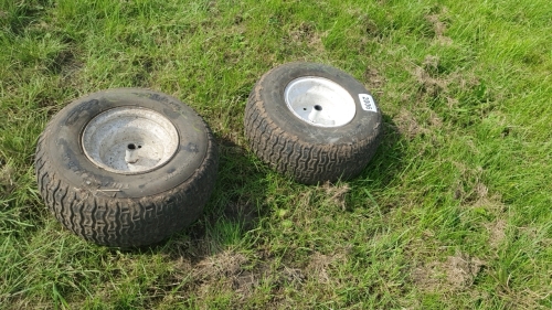 Quad trailer wheels