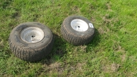 Quad trailer wheels