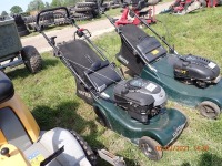 Hayter Harrier 41 electric start roller drive mower with grass bag