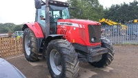 MF 6499 Dyna 6 4wd tractor, 50km/h, front & cab suspension, air brakes, 8050 hours, AE09 ECF - 2