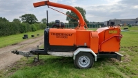 Timberwolf 75/203H 9" wood chipper with spare blades, good working order