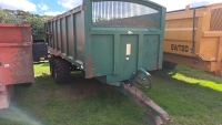 2007 Bailey 14T grain trailer with hydraulic door, sprung axles, sprung drawbar, LGP tyres and silage kit - 2