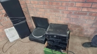Kenwood stacking stereo and speakers