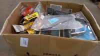 Box of car parts