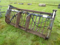 Strimech 7'6" muck grab, JCB tool carrier brackets