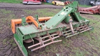 Amazone KE303 3m power harrow with packer roller and quick fit tines, 2000