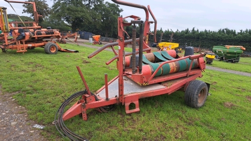 Kverneland 7510 bale wrapper with control box
