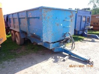 Henton 14T grain trailer, rams resealed, 10-stud commercial axles, sprung drawbar