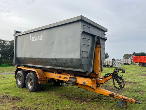 Rolland skip trailer with skip, 2004