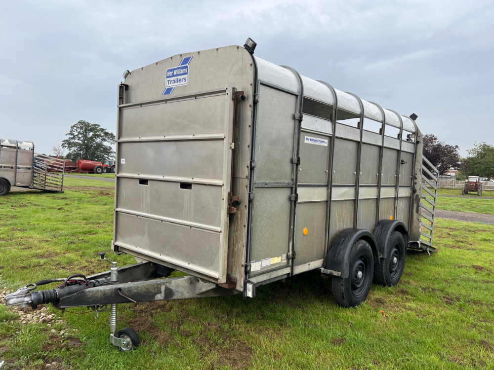 Ifor Williams TA510 12ft stock trailer with keys | York Machinery Sale ...