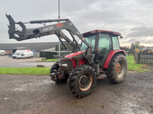 Case JX100V loader tractor, 2 spools, MX 80 loader