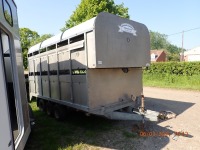 Graham Edwards DM12 tri axle livestock trailer with sheep decks