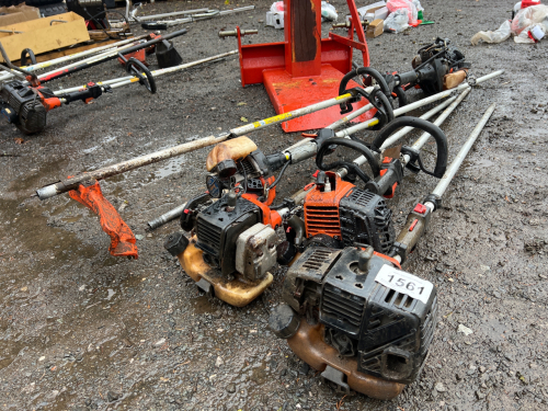 Bundle of Tanaka grass strimmers, spares or repair